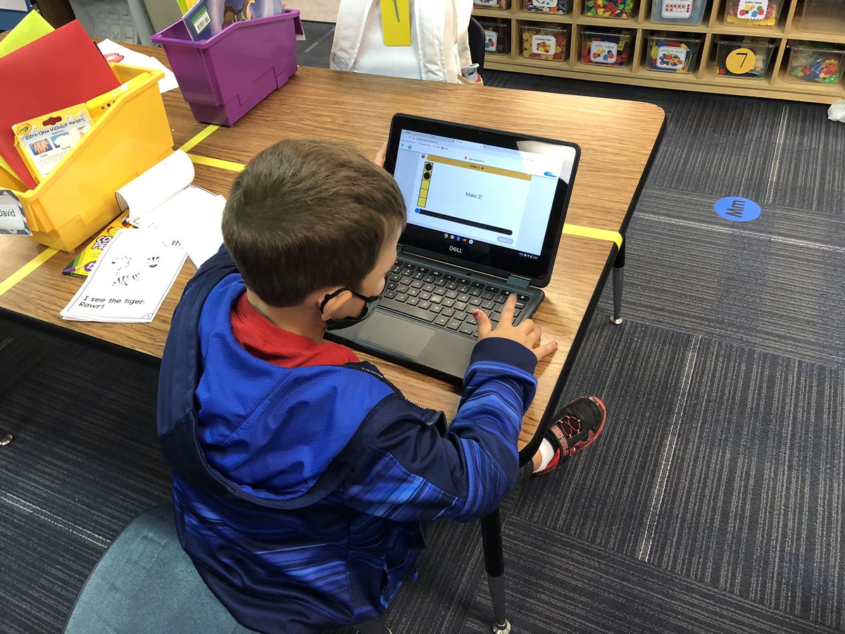 MrsBakerPVE's tweet photo. We had a busy week using Zearn on our Chromebooks and exploring the weather outside. #iteachkinder https://t.co/YbG2cZM6J6