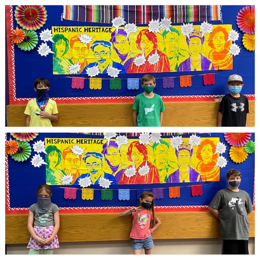 Celebrating National Hispanic Heritage Month
3rd Grade Eagles with SCE’s No Place for Hate bulletin board recognizing the contributions and influence of Hispanic Americans to the history, culture, and achievements of the United States. 🦅 💙
#BetterTogether #EagleStrong #SOAR