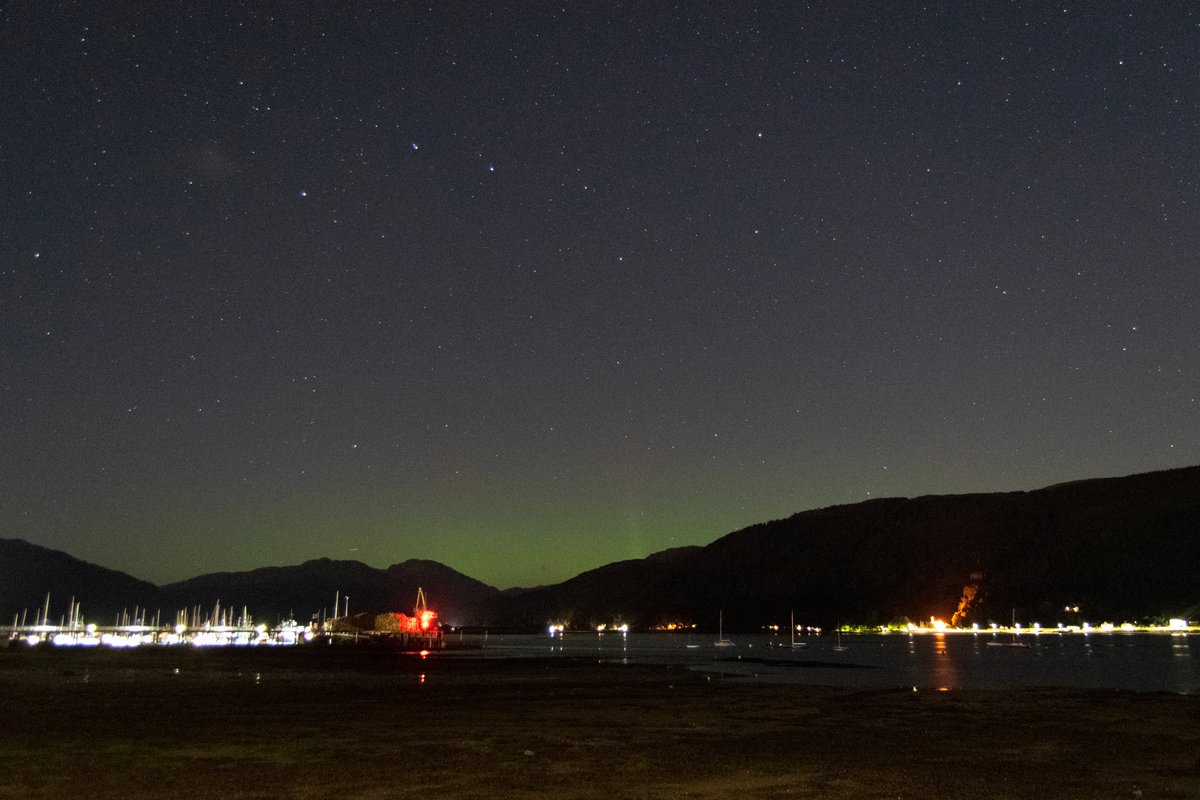 holyloch #reflections #aurora #northernlights at the moment #dunoon #cowal #argyll