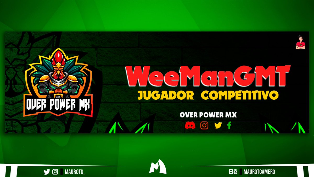 Aquí va otro trabajo que hice hace unas semanas para @OverPowerM_x! 
❤️ y RT se aprecian!🙌🏽