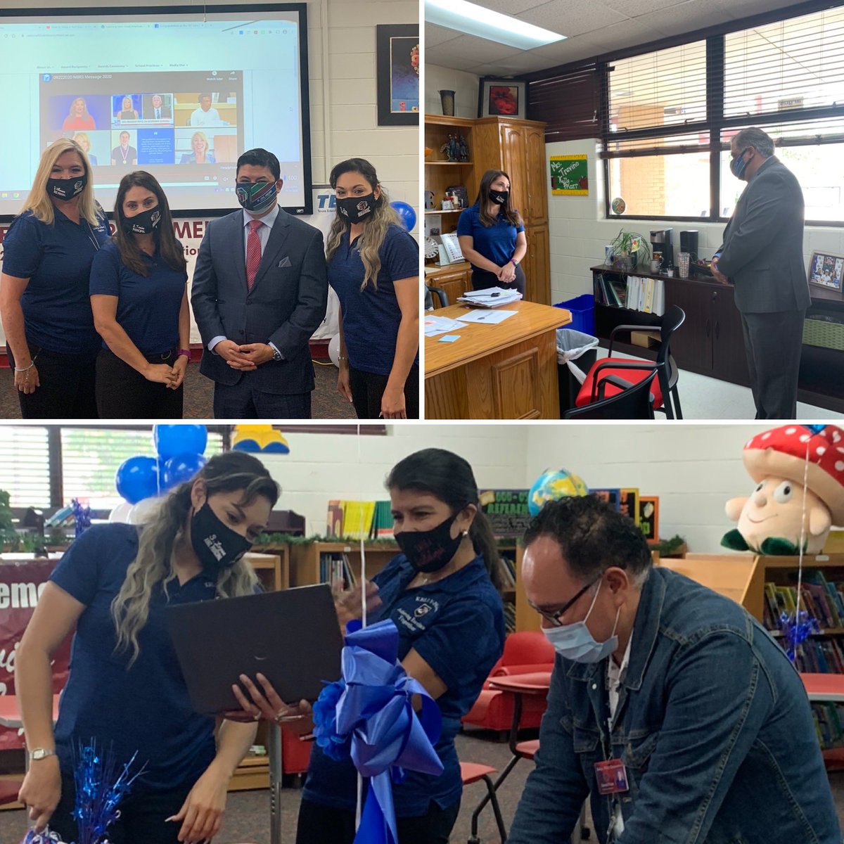 Talk about genuine and leading to serve @Lydiatr4, Kelly-Pharr Elementary @PSJAISD a National Blue Ribbon School! Congratulations Ms. Trevino & Kelly-Pharr Staff! 🎉💙 @HoldsworthCentr #PSJAProud #PSJAFamily