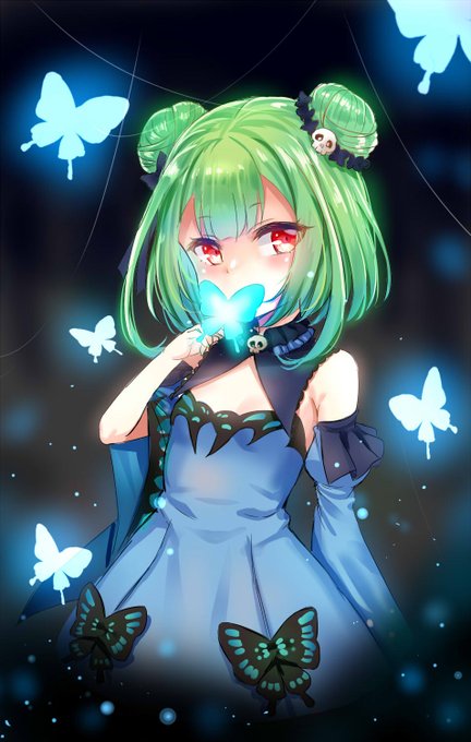 #絵クロマンサー 
🦋💙る💙🦋 