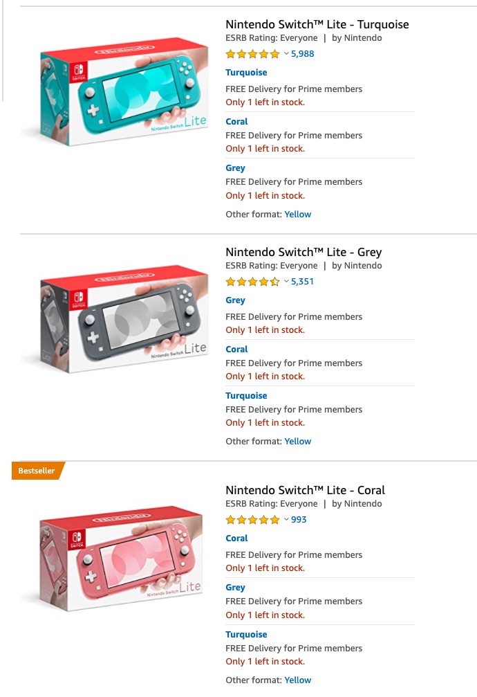 Lbabinz Some Switch Lite Consoles Are 180 Ish Used Very Good Via Amazon Warehouse Deals As Well T Co Mrakjobwmx T Co Xabrile6km Twitter Lbabinz Some Switch Lite Consoles Are 180 Ish Used Very Good Via Amazon Warehouse Deals As Well T Co Mrakjobwmx T Co Xabrile6km Twitter