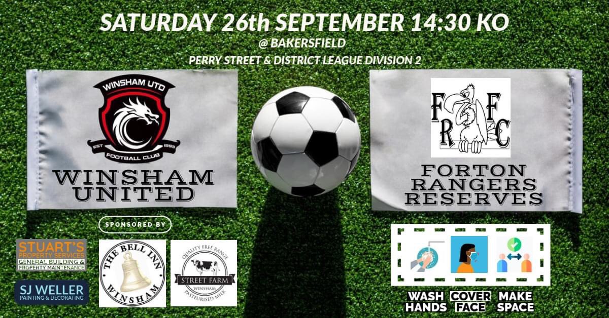 wufc1895's tweet photo. WUFC host their first home game of the season tomorrow against @Forton_Rangers . Kick off @ 2:30 at Bakersfield. Please respect social distancing and sign in on arrival by scanning our QR code or physically signing our track and trace form. #upthewinsh https://t.co/EauTe3dHCS