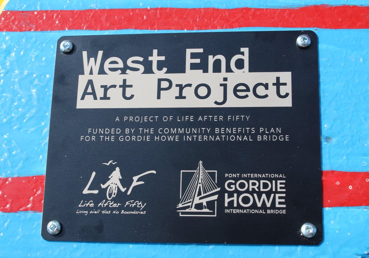 Would you like to know more about <a href="/WestWindsorArt/">West End Art Project</a> and how it relates to #GordieHoweBridge Community Benefits? Read about our partnership with <a href="/LAFWindsor/">Life After Fifty</a> and how these art pieces will benefit the Sandwich community: gordiehoweinternationalbridge.com/en/the-west-en…