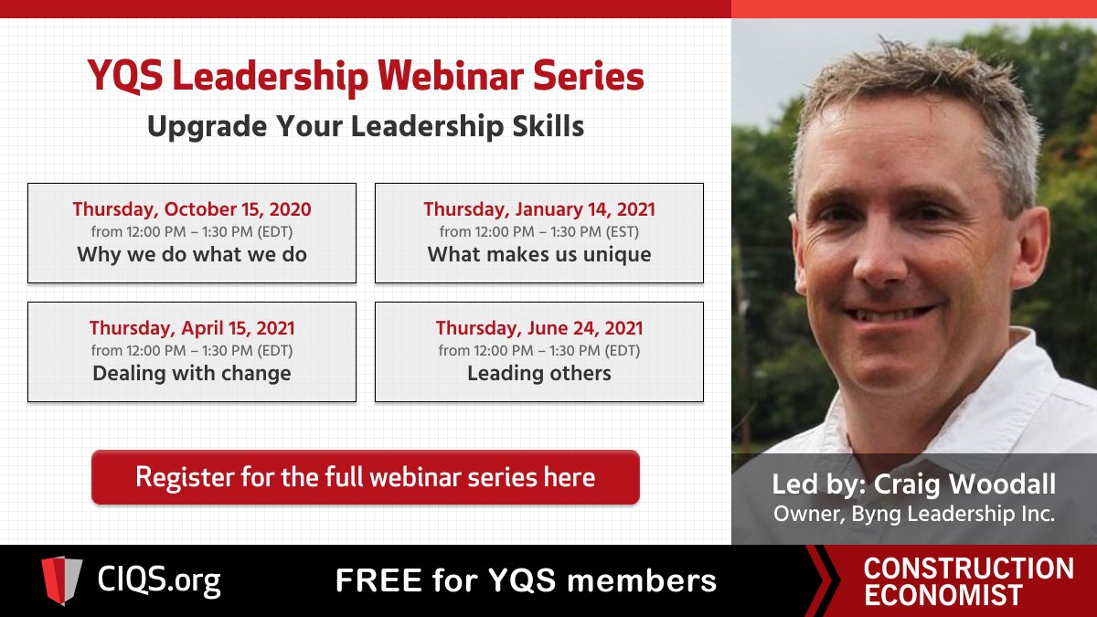 YQS Leadership #WebinarSeries – Starting Thursday, October 15, 2020. Have you ever wondered what makes an exceptional #leader successful? Would you like to have access to the necessary tools for #leadership development at the click of a button? Learn more: eventbrite.ca/e/yqs-webinar-…