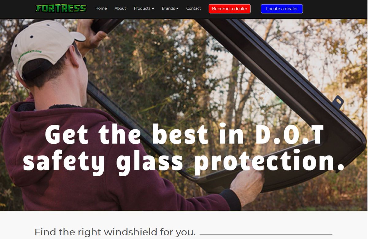 CompanyPerry's tweet image. Find the right windshield for your sidexside at fortresspro.com/windshields.ht… #fortresspro #theperrycompany #windshield