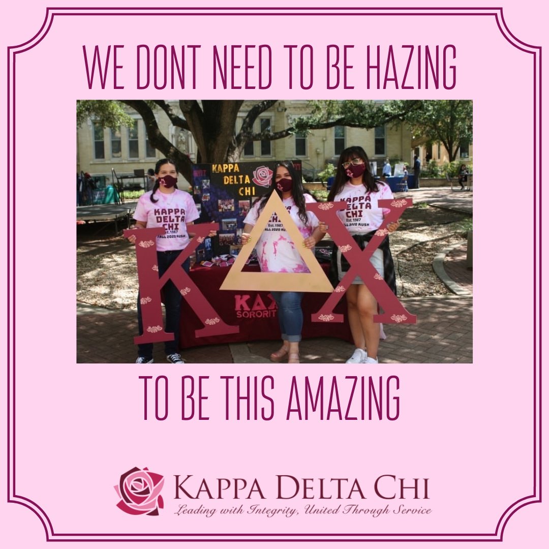 This week is National Hazing Prevention Week! Kappa Delta Chi Sorority, Inc. is committed to ensuring the safety of all members and does not encourage, condone or tolerate hazing in any form; we have a zero tolerance policy with regards to hazing.