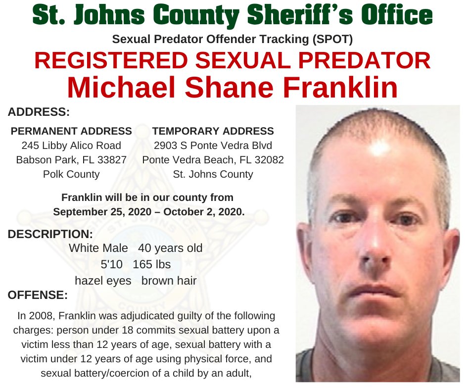 This Man Wants To Be St John S County Sheriff Think About That In 2020 County Sheriffs St John Sheriff