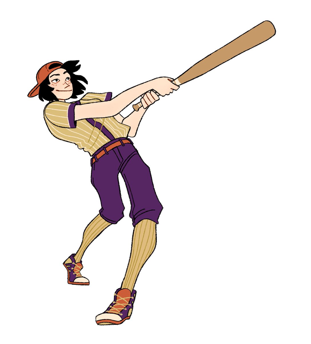 a commission of wyatt quitter for <a href="/Fancymancer/">Jonathan Ying</a> who draws her as the star of some INCREDIBLY cute tacos comics yall should check out! #blaseball