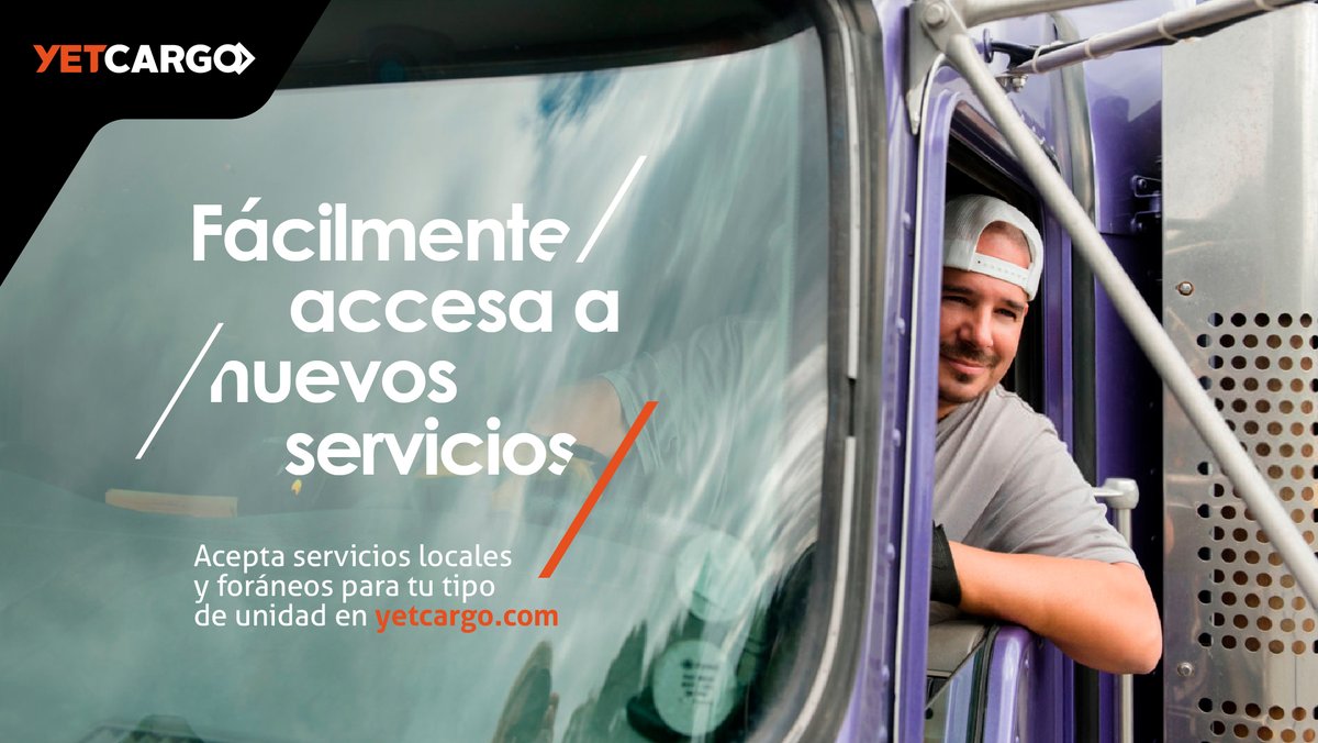yetcargo's tweet photo. Únete a Yetcargo, y juntos brindemos el mejor servicio a compañias qué requieren mover sus productos con tú tipo de unidad, ingresa a https://t.co/YbOI5qCRz8 y comienza a realizar servicios. #Yetcargo #SociosYetcargo https://t.co/splqjFiDjO