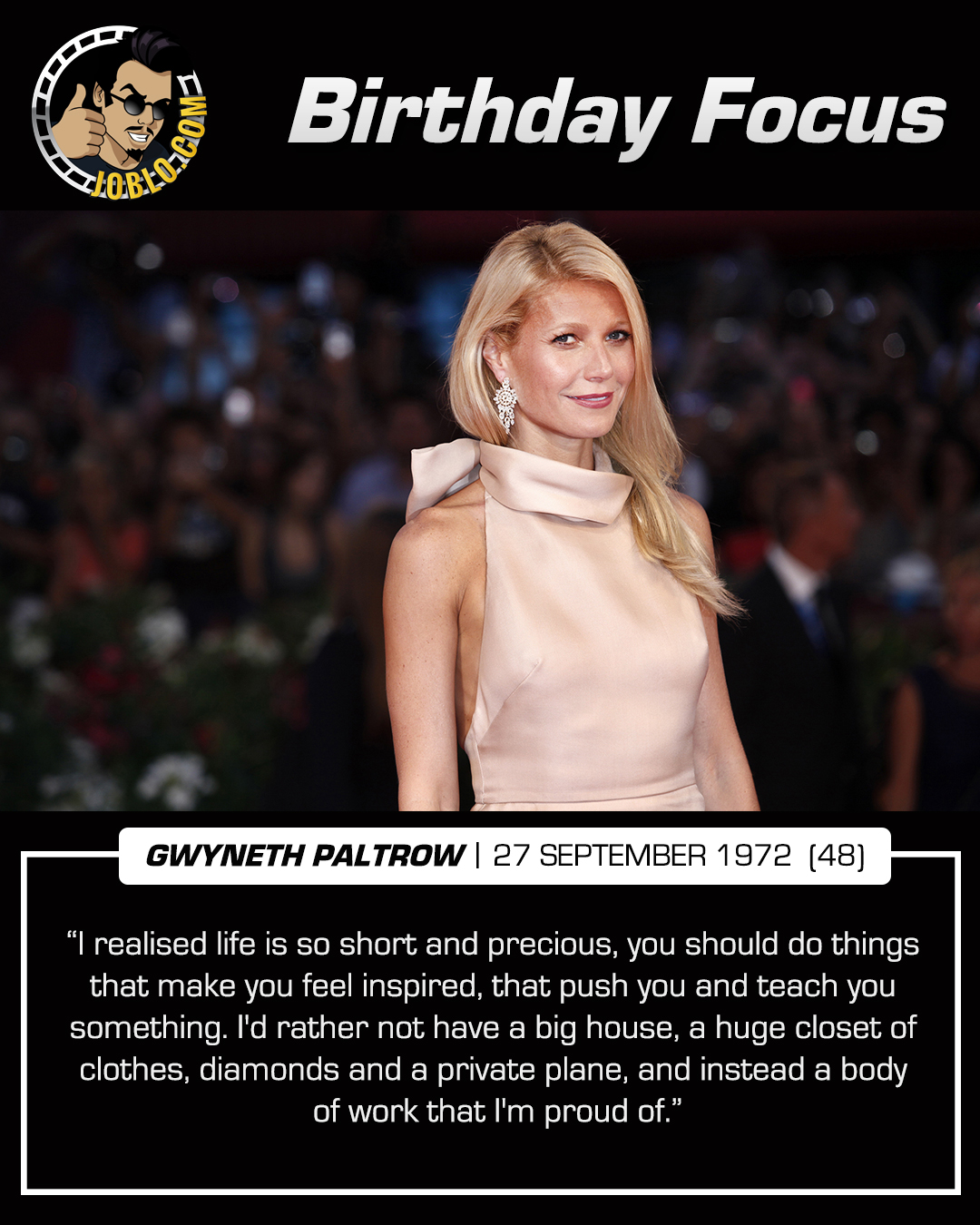 Happy 48th birthday to Gwyneth Paltrow! 