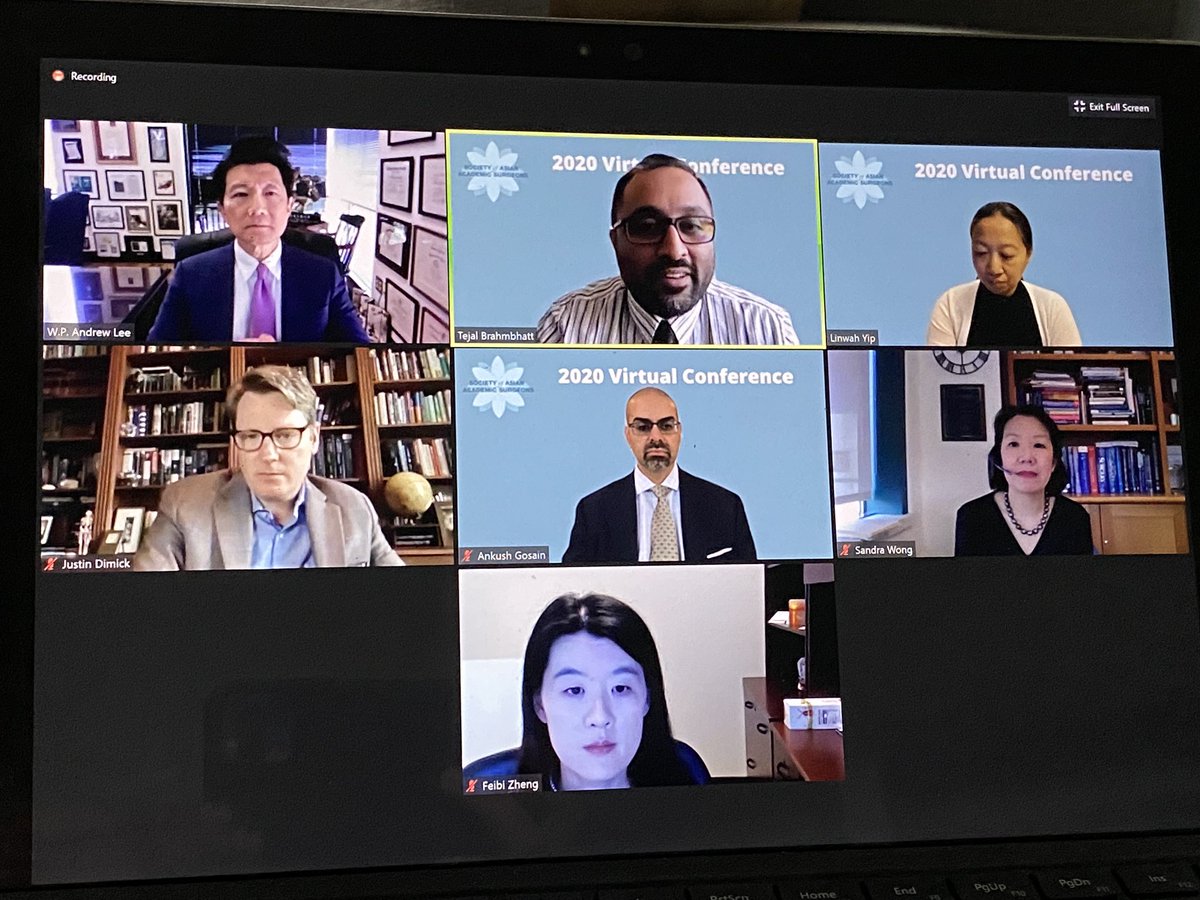 puneetsinghmd's tweet photo. Excellent panel. Practical tips especially on how to network virtually by sending emails and email introductions, use of SoMe productively (66% of audience uses Twitter professionally). “Don’t be afraid to be your whole self” from @jdimick1 @AsianAcadSurg #SAAS2020 https://t.co/B8vTGxzzys