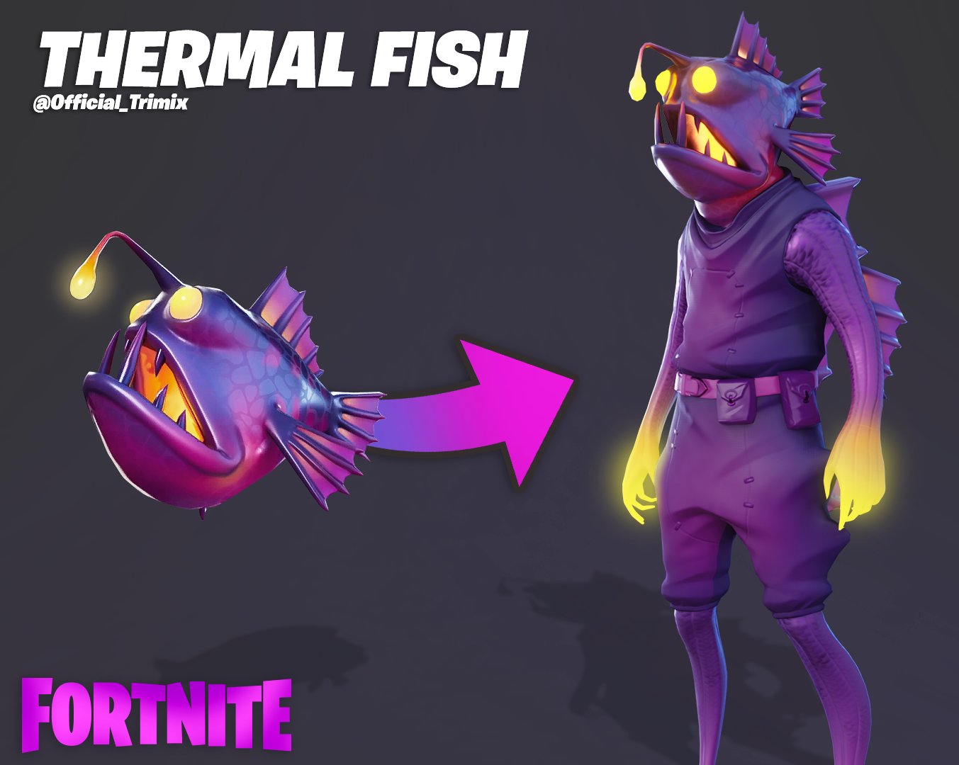 Fortnite концепт акулы