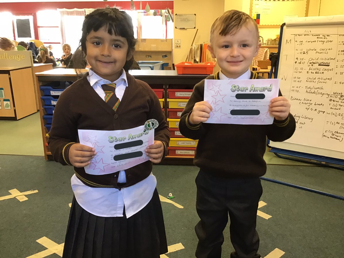 Our super stars of the week.Well done👏