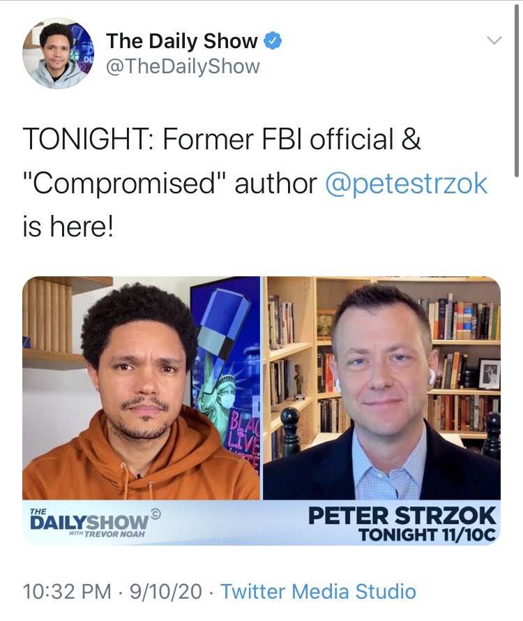Go figure he also found his way onto  @TheDailyShow.