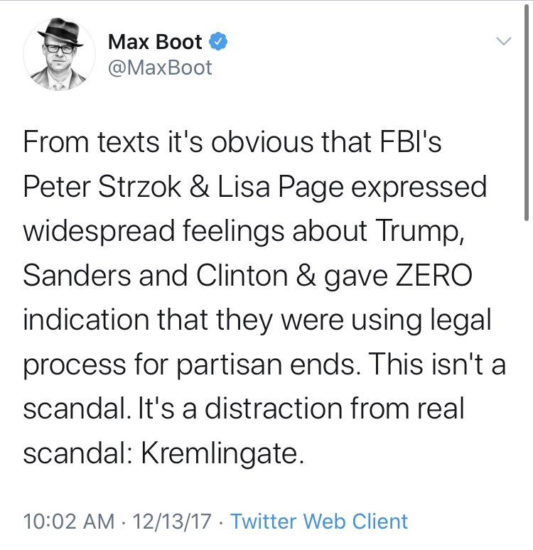 And a similar line of thought from  @MaxBoot. Hard for me to imagine that this is “not a scandal.”
