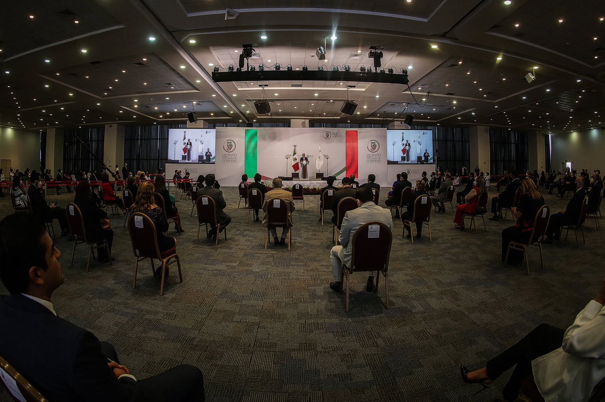 PRI_Nacional's tweet photo. Felicitamos al Gobernador de San Luis Potosí, @JMCarrerasGob, por la presentación de su #5InformeSLP.
Nuestro reconocimiento por los logros alcanzados en beneficio de la ciudadanía.
Los Gobiernos del PRI trabajan y dan resultados. https://t.co/kBkBQT6oPh