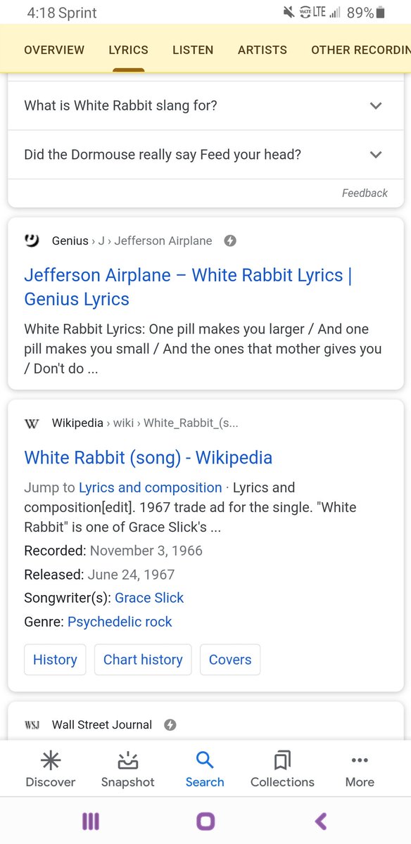 White rabbit song. Recorded 11/3 1966(666). Release June 24th 1967.June is 6. 24th=2+4=6. 1967. 1+9+6+7=23. 2×3=6. 666 again. Also peaked at number "8"=history repeats.