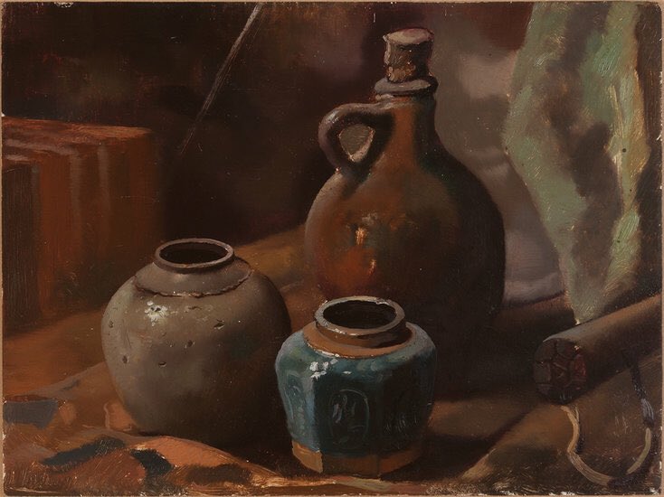 Where an original Van Gogh is probably not affordable, you do have a chance to invest in another Dutch Master. vangoghstudio.com/van-gogh-and-v… #vangogh #vergeer #jovergeer #oilonpanel #vangoghstudio #stillife