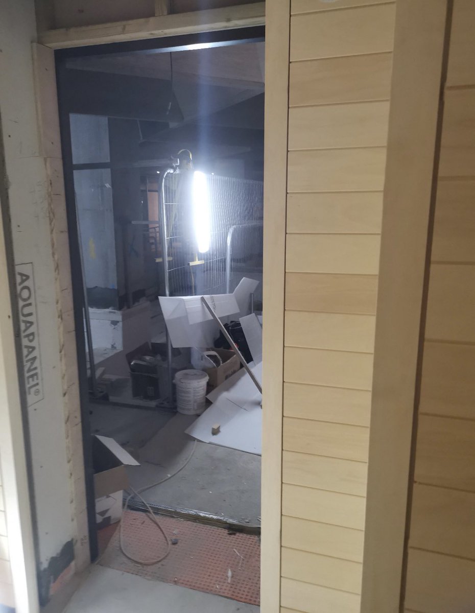 PoolsSmart's tweet image. New Sauna installation almost complete at a new hotel on Leicester Square