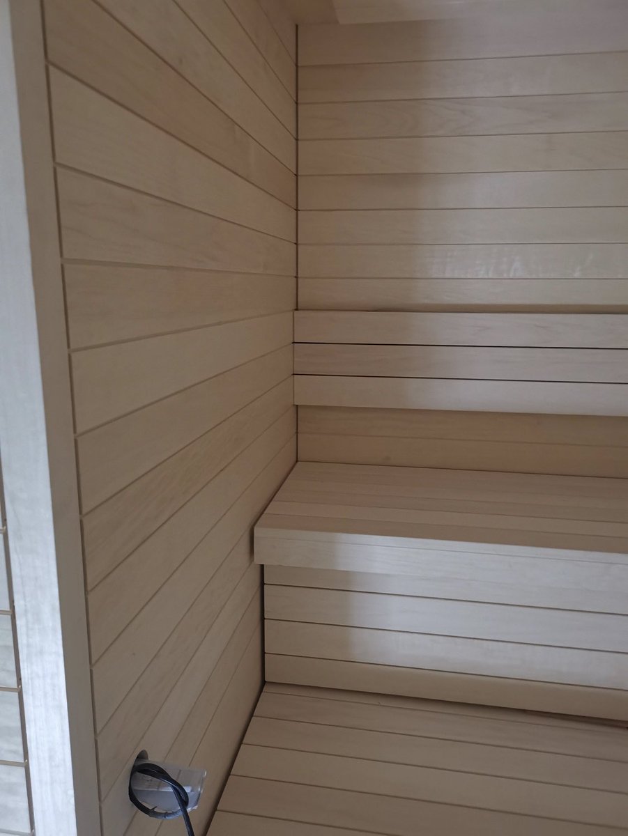 PoolsSmart's tweet image. New Sauna installation almost complete at a new hotel on Leicester Square