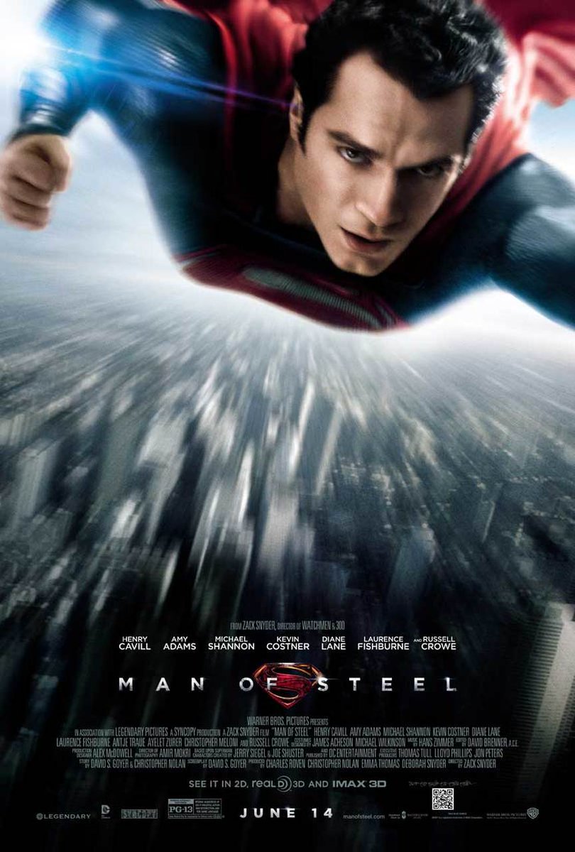 69. Man of Steel (2013) dir. Zack Snyder