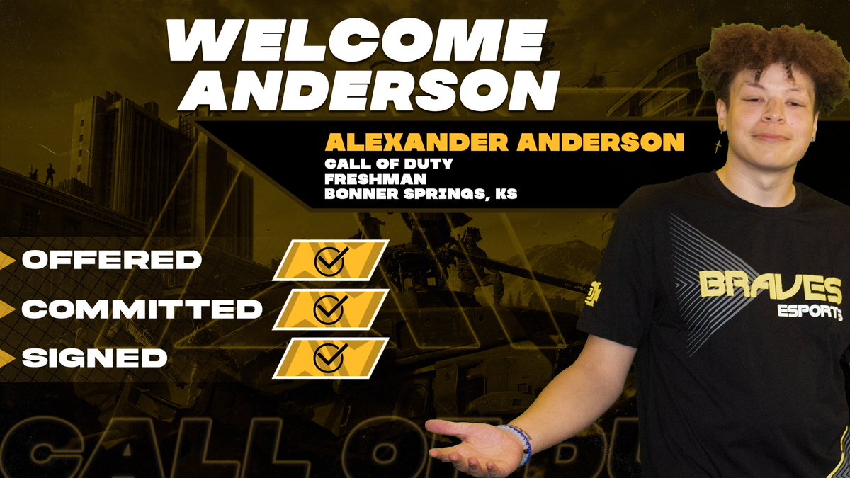 Today we announce the signing of Home Grown Recruit <a href="/HovAnderson/">Hov 👁</a> for the Fall 2 Semester of 2020. 

Alexander will be joining the star-filled Fall 2 roster of #BravesCod. We cannot wait for this local legend to join us on campus.

#FullSend
