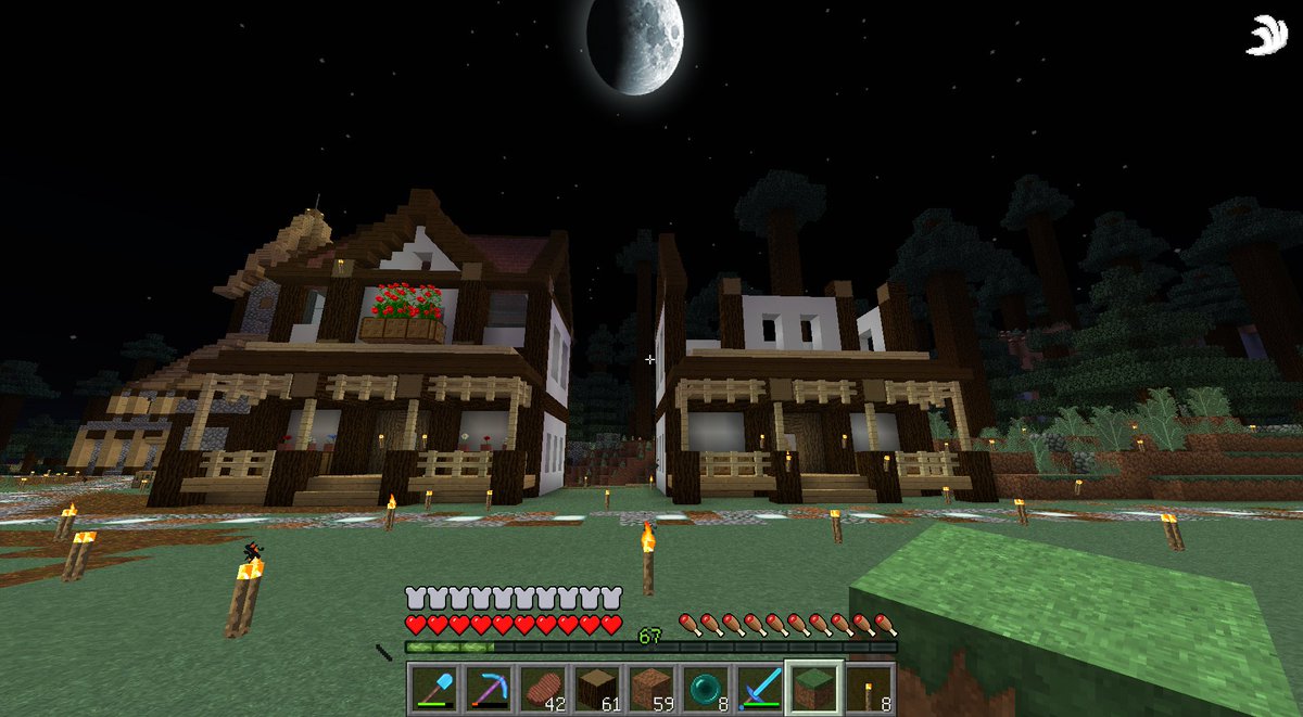 hlovelga's tweet image. Пятница! Майн! 
Было немного терраформинга и.. домик теперь двоится. 

Продуктивно провели время, поговорив по душам. 
Спасибо всем, кто был! 💜

Завтра ближе к вечеру застримим Готику, воскресенье будет выходным.
(скорее всего)

#minecraft #Майнкрафт #subserver #Twitch #Stream