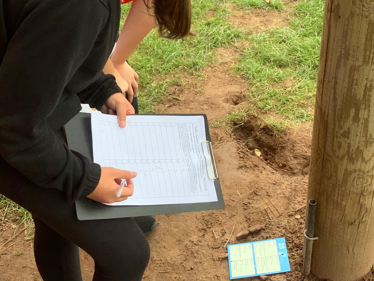 MuchBPrimary's tweet photo. Y5 and Y6 orienteering today with maths fractions thrown in to the mix. @CCOrienteering Exercising the body and mind in one lesson. #orienteeringfun https://t.co/NfL1gRTdYa