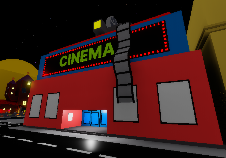 Legodevrbx On Twitter If You Had To Work At One Of These Places Which Would You Choose 1 Town Hall 2 Cinema 3 Halloween House 4 Gym Roblox Robloxdev Roblox Robloxespanol Https T Co Lx7tlysidh - cinema roblox