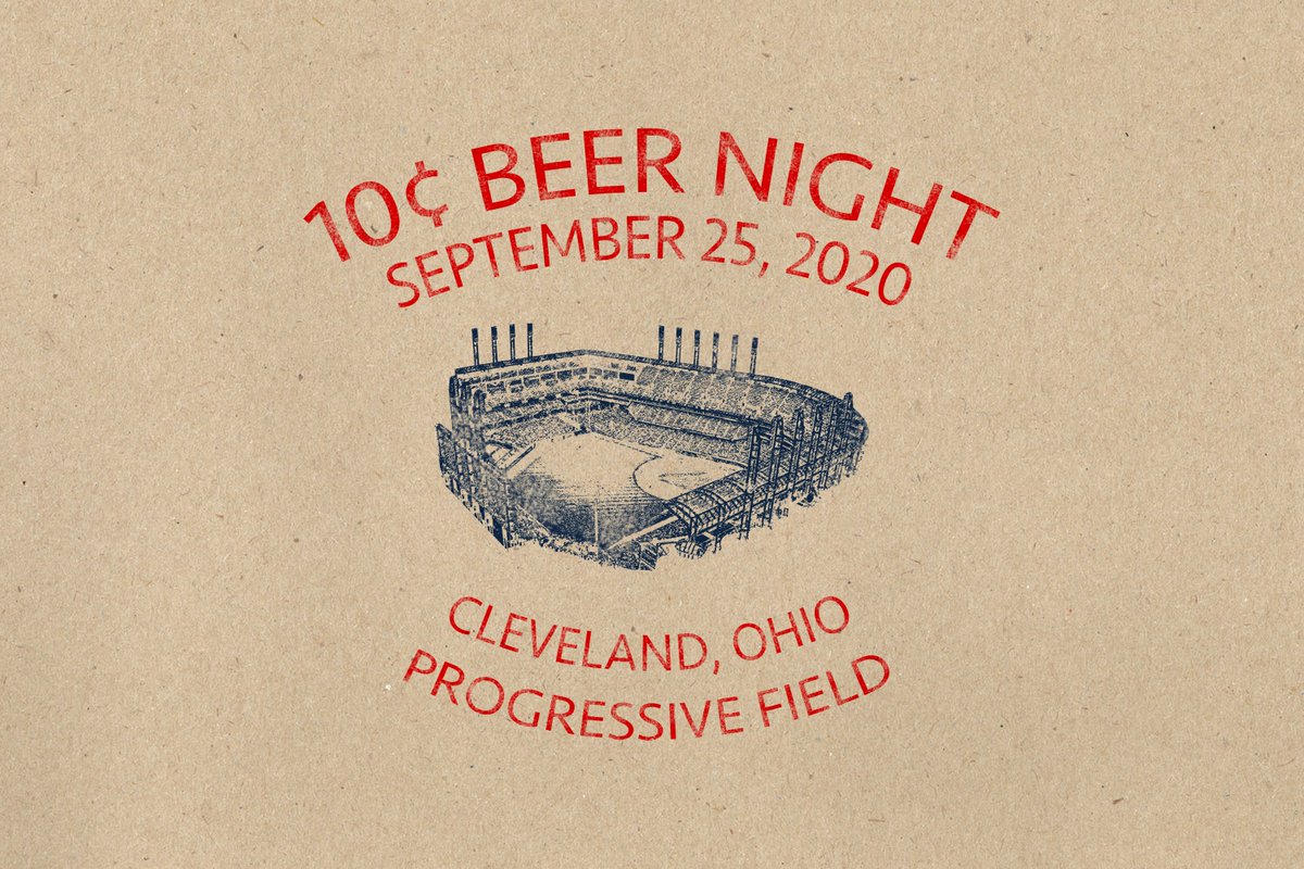 CleGuardians's tweet photo. The last time we had 3 consecutive pinch hits prior to last night was June 4, 1974, also known as 10¢ Beer Night.

In honor of history repeating itself, we are hosting a special 10¢ Beer Night at the ballpark tonight. 😂 https://t.co/IkdCC1OMv7