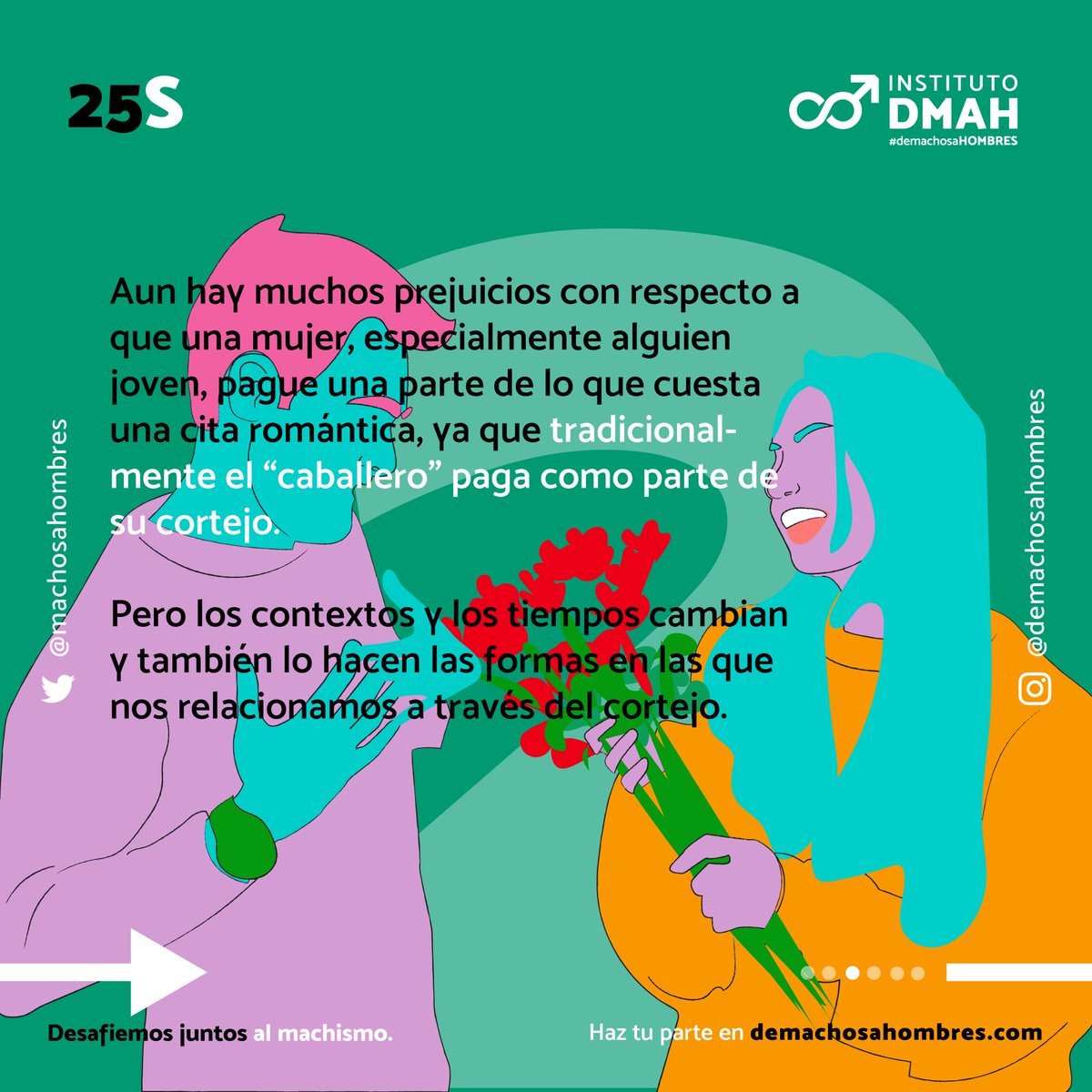 machosahombres's tweet photo. ¿Quién paga la cita?

Desafiemos juntos al machismo

👇🏼👇🏾👇🏽 https://t.co/6x8VpZeJn0