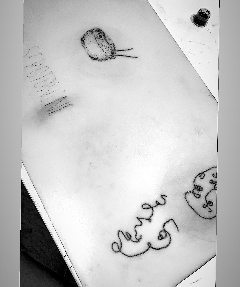 the practice I did in today’s stream! 
Catch me next time, either tattooing or painting/drawing on twitch.tv/alysondoesart 
#SmallStreamerCommunity #smallyoutuber #SmallStreamersConnect #art #artstudent #tattoo #sticknpoke