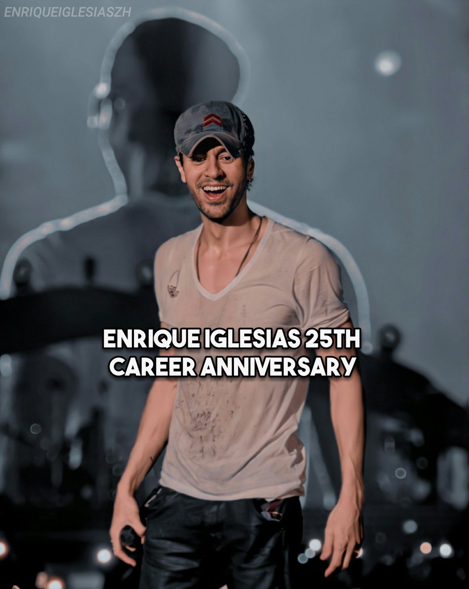 Congratulations Enrique Iglesias on these amazing 25 years 💕.
Enrique Iglesias 25th career anniversary.
<a href="/enriqueiglesias/">Enrique Iglesias</a>
#EnriqueIglesias
#25YearsWithEnrique
#EnriqueIglesias25Years
#EnriqueIglesias25thcareeranniversary