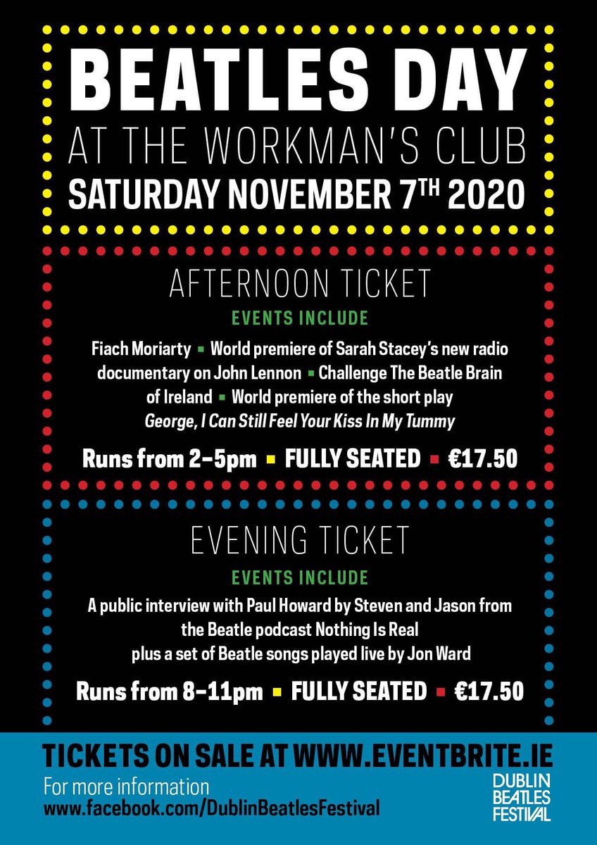 Excited to say that the documentary will premiere at Beatles Day in Dublin this November! Limited tickets on sale next week.