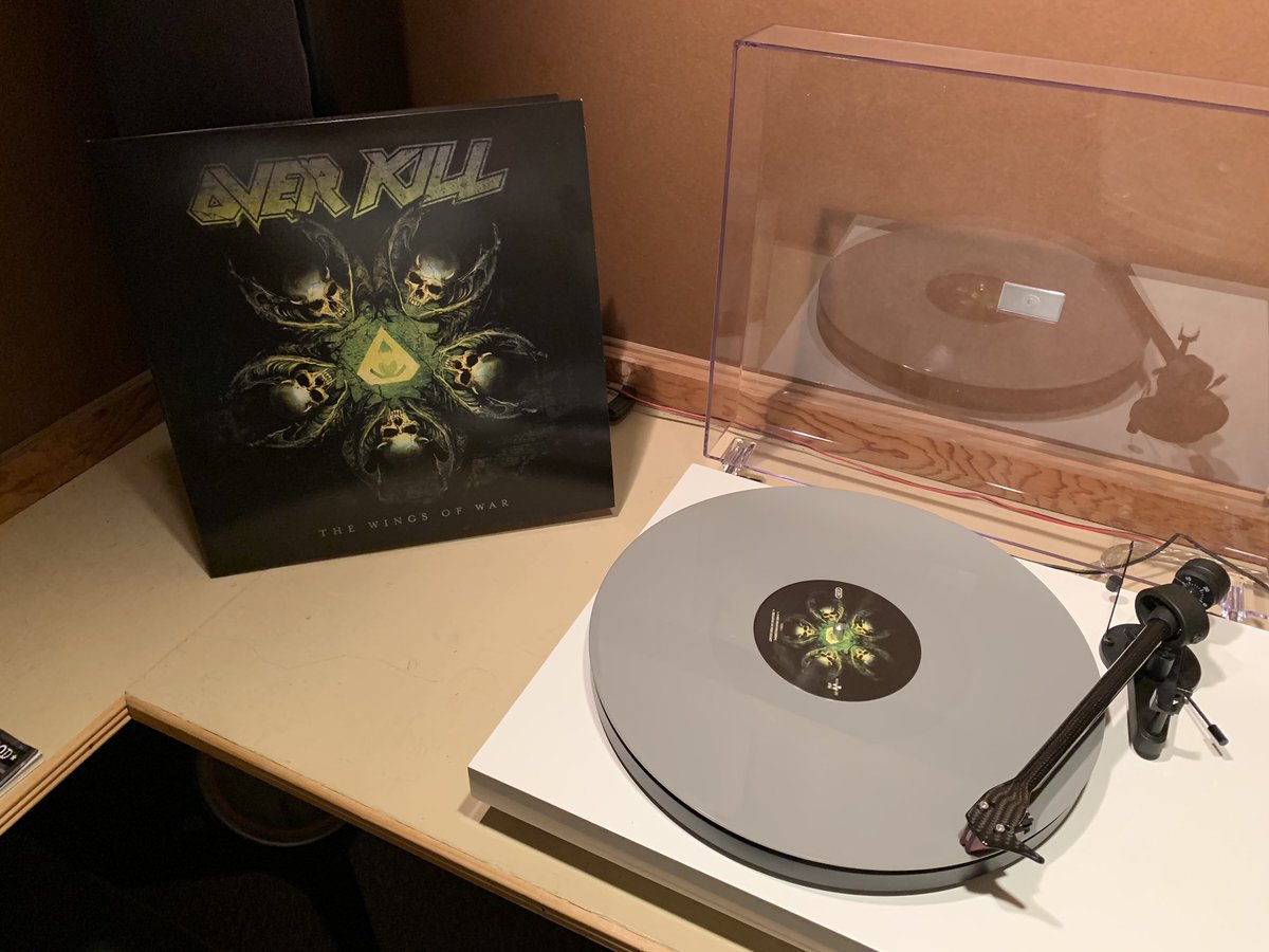 jcwhite022's tweet photo. New Jersey thrash legends @OverkillBand. The Wings of War on today’s playlist. 🤘🏻🤘🏻 #overkill #thewingsofwar https://t.co/6BgXEREe32