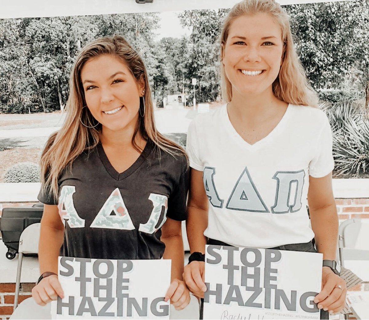 As sisters of Alpha Delta Pi, we are fully committed to help stop hazing on college campuses. For more information on how to #StopTheHazing please visit HazingPrevention.org

(Disclaimer: this picture was taken before the COVID-19 global pandemic)