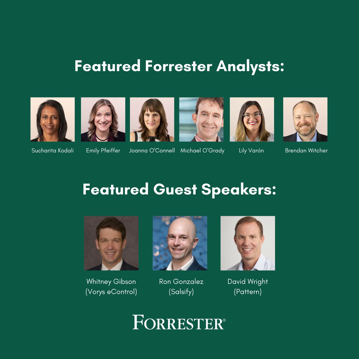 smulpuru's tweet photo. Forrester's virtual event for brand manufacturers is next Tues-Wed, 9/29-30.  4 hours of sessions (all free) with Forrester analysts and outside speakers specializing in brand digital strategies. Register here: https://t.co/Vnd6FVZR7O https://t.co/p3pWV8uOQ1