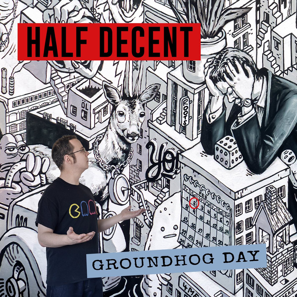 _quickfix_'s tweet photo. So the new @halfdecentmusic album ‘Groundhog Day’ is released today on all the usual download platforms. Please support it and give it a listen if you can. An honour to be part of this. #rap #hiphop #newmusic #checkitout #spotify #halfdecent #quickfixrecordings https://t.co/JBRJ1PxDru