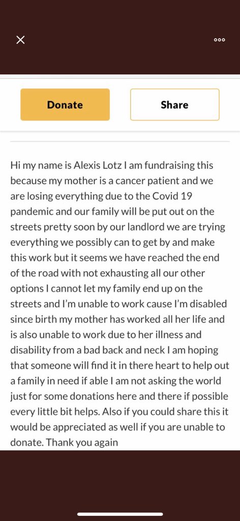 Lexi/Jamie/whatever tf her name is has a go fund me page and asked people for money. And some DeppHeads donated.