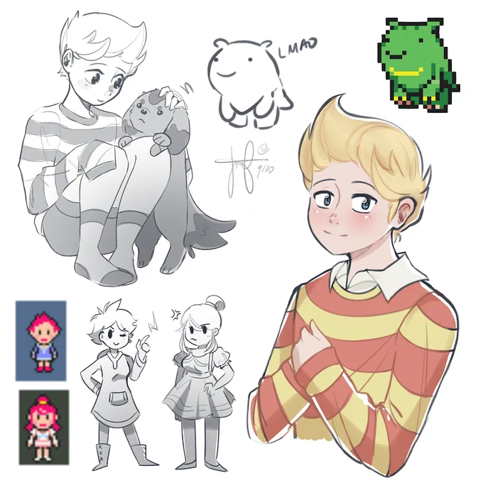 hehehehehe #mother3 #art 