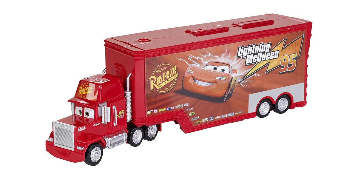 2/Imagine that you're Mack, the truck driver.You work, of course, for Lightning McQueen -- the world famous race car.Your job is to transport Mr. McQueen across the country, to wherever his next race happens to be.