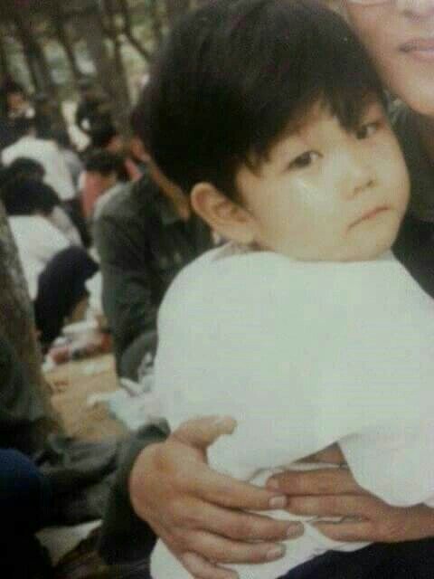 Yoongi as a cute baby a soft thread :