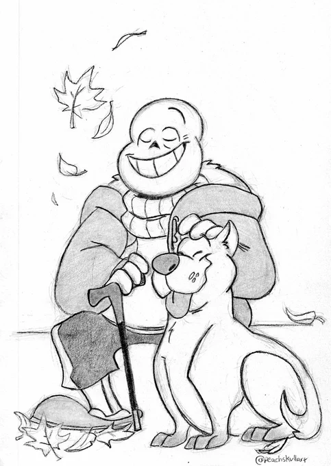 ? A drawing for @tenderribcage ?
#undertale #sans #traditionalart #sketch 