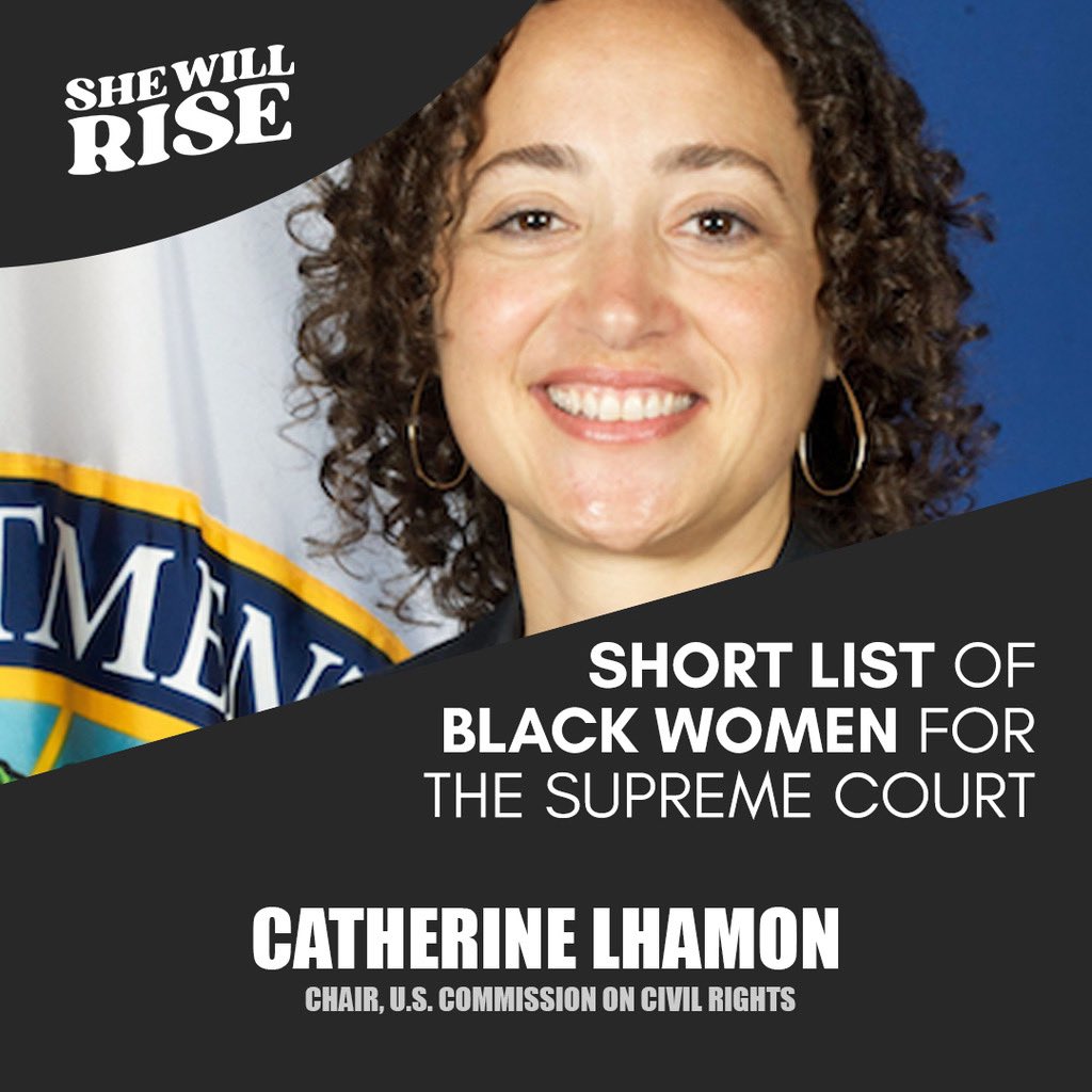 Catherine E. Lhamon ( @CatherineLhamon) is Chair of the U.S. Commission on Civil RightsLhamon has also served in the cabinet of CA Gov. Newsom as Legal Affairs Secretary and previously litigated civil rights cases at the National Center for Youth Law #SheWillRise