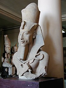 Akhenaten,born Amenhotep IV (4) to his Dad, Amenhotep III, 18th Dynasty ruler.2nd son, he wasn't expected to rule, his bro died, so he did after his Dad. (YouTube)When he took control, Egypt's main God (among many) was Amun. Akhenaten changed this was hated..2/14