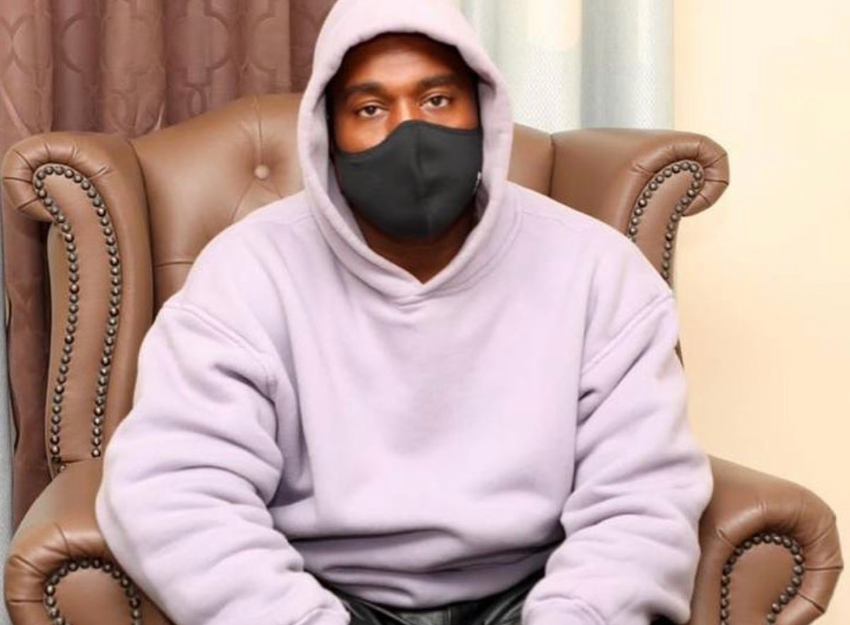 Kanye West Arrives In Haiti Wearing KANYE 2020 VISION Hoodie
