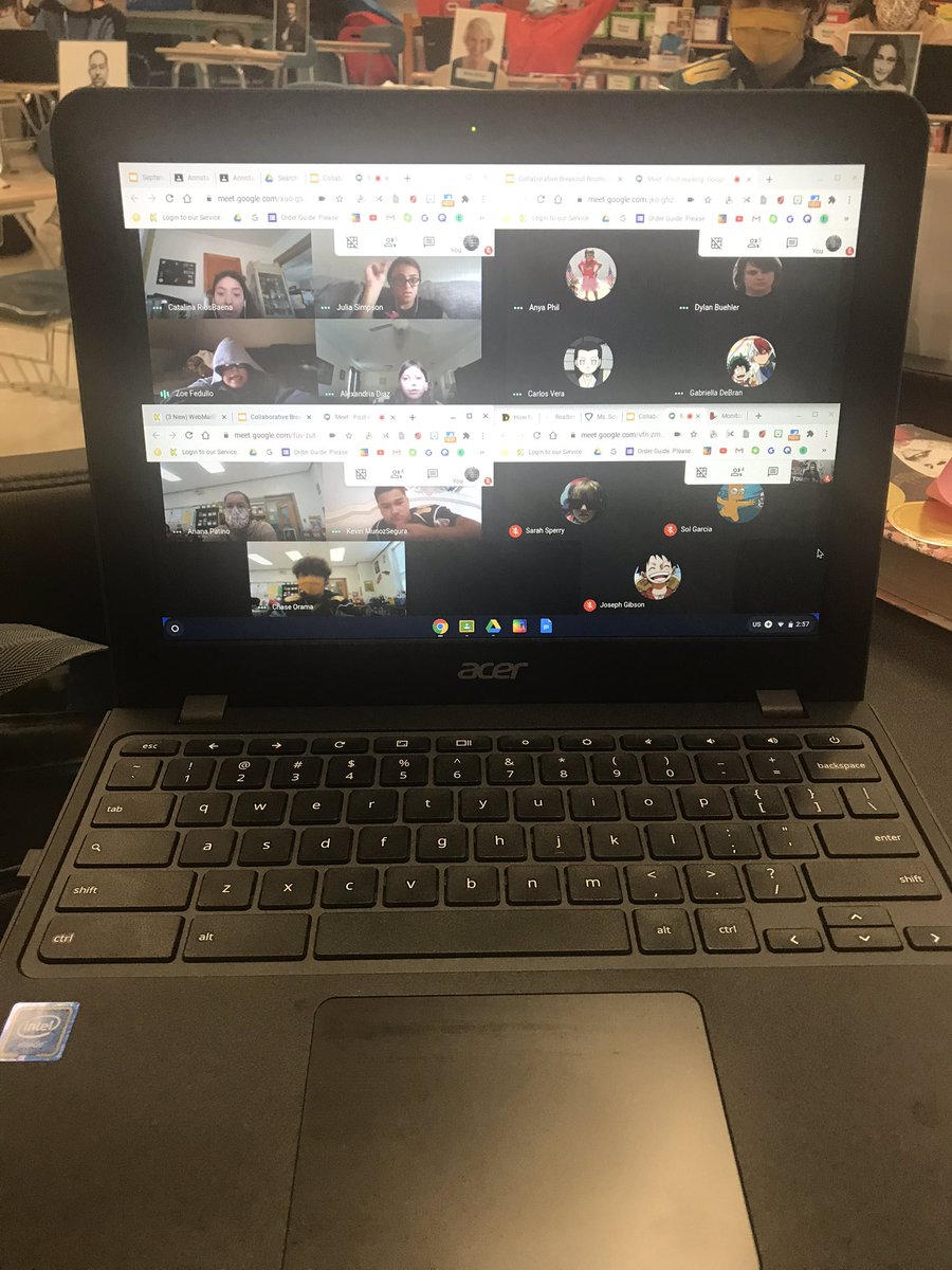 tinaschaefer20's tweet photo. @WBPS_NJ 8th graders in my class did a whole class read of a short story then went into breakout rooms to work collaboratively to build comprehension &amp; I was a part of each one! Thank you @jmattmiller for the inspiration! https://t.co/tEoUdnMU9H
