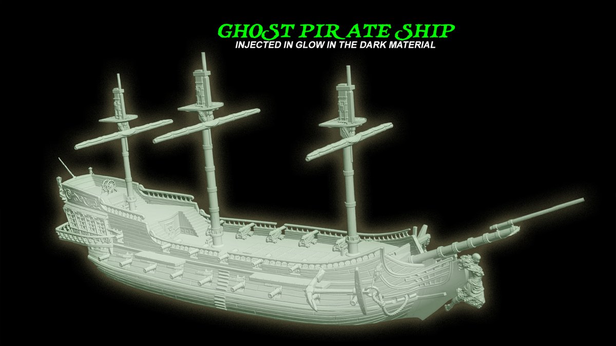 The kickstarter will be out tonight, we will post as soon as it's posted. But we wanted to let everyone know that the Glow in the Dark pirate ship is now up on the https://t.co/M1kaH1aKoj
*Only 500 available at the moment* - More details to follow in the Kickstarter update later. https://t.co/eJhGw9FpMo